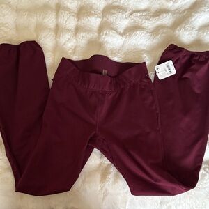 Free people Maroon Leggings